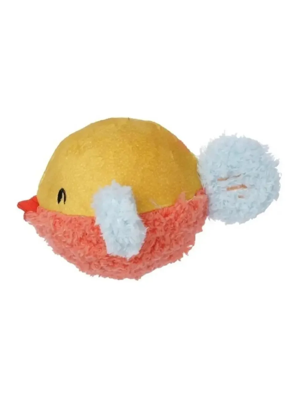 Manhattan Pet Toy Oddball Bertie Fish Plush Covered Squeaker Dog Exercise Ball